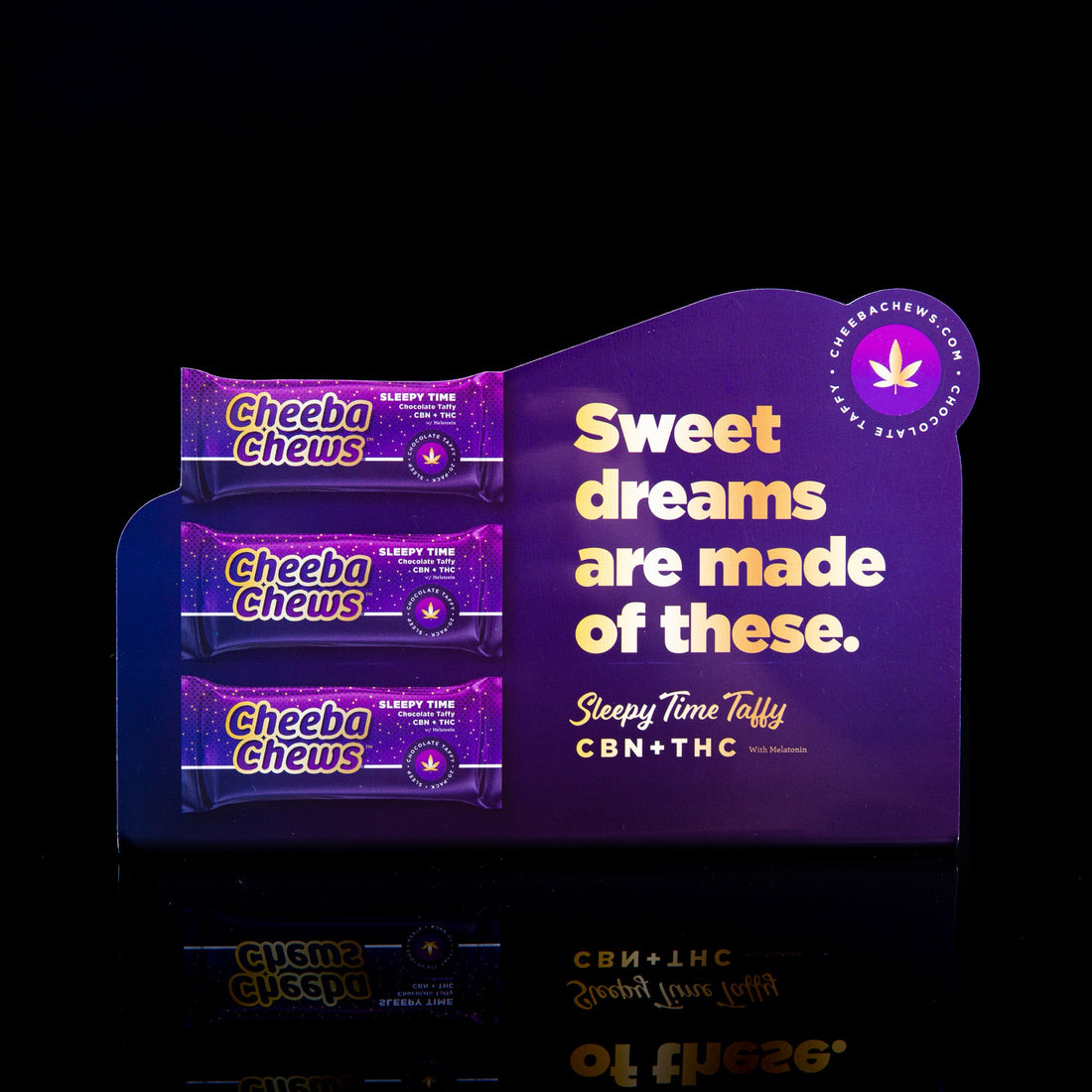 Cheeba Sweet Dreams Are Made of These Sleepy Time Tolly Display